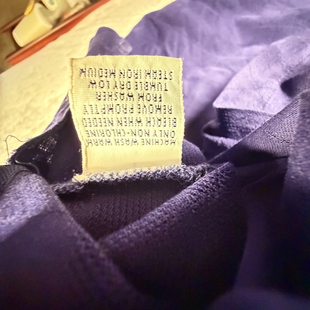 Polo Golf Ralph Lauren Polo Shirt Mens XL Purple Good Argyle Diamond Jacquard - Picture 4 of 5